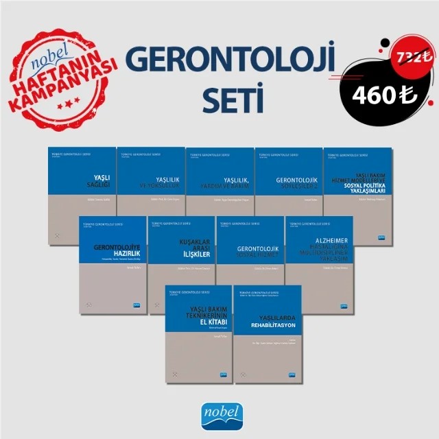 GERONTOLOJİ SETİ – Harun Ceylan, Sevinç Sütlü, Gökçe Yağmur Güneş Gencer, Mehtap Pekesen, Cem Ergün, Ayşe Dericioğulları Ergun, Aslı Kılavuz, İsmail Tufan, Emre Birinci – Haftanın Kampanyası kitap kapağı