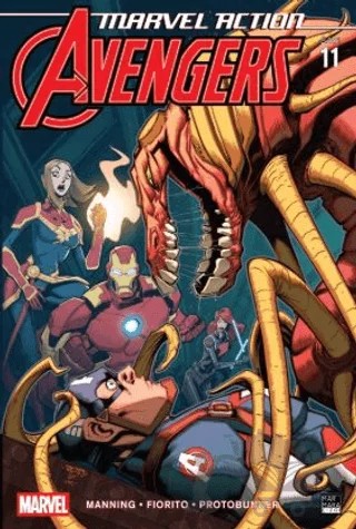 Marvel Action Avengers Sayı 11 – Matthew K. Manning – Marmara Çizgi kitap kapağı