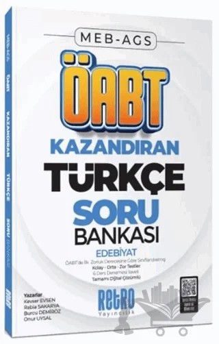 MEB AGS Türkçe Öğretmenliği Edebiyat Soru Bankası – Kolektif – Retro Yayıncılık kitap kapağı