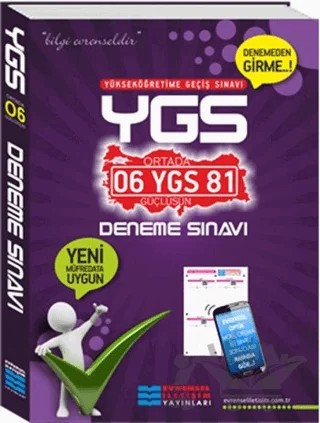 YGS Deneme Sınavı – Kolektif – Evrensel İletişim Yayınları kitap kapağı