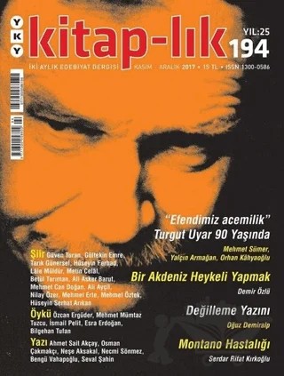 Kitap-lık Sayı: 194 İki Aylık Edebiyat Dergisi Kasım - Aralık 2017 – Yapı Kredi Yayınları kitap kapağı