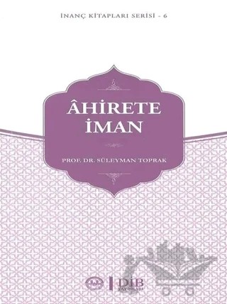 Ahirete İman – Süleyman Toprak – Diyanet İşleri Başkanlığı kitap kapağı