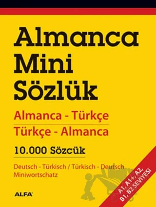 Almanca Mini Sözlük – Suat Koyuncu – Alfa Yayınları kitap kapağı