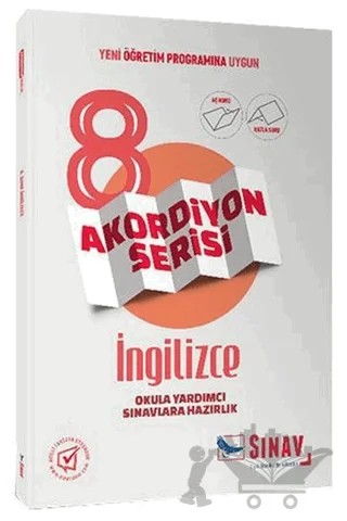 8. Sınıf İngilizce Akordiyon Serisi – Kolektif – Sınav Yayınları kitap kapağı