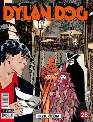 Dylan Dog Sayı 28 Kızıl Ölüm – Gianfranco Manfredi – Lal Kitap kitap kapağı