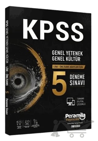 KPSS Lise Ön Lisans 5 Deneme Çözümlü – Kolektif – Peramila Yayıncılık kitap kapağı