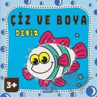 Çiz ve Boya Deniz – Kolektif – Parıltı Yayınları kitap kapağı