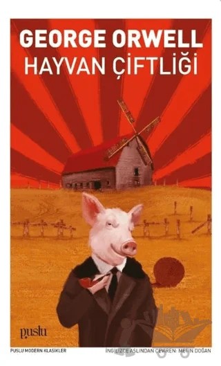 Hayvan Çiftliği – George Orwell – Puslu Yayıncılık kitap kapağı
