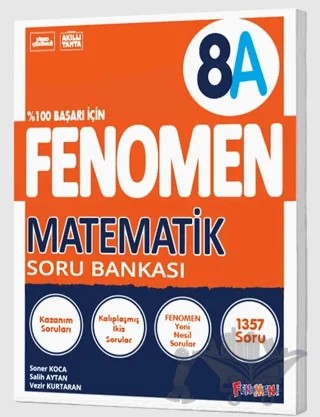 8. Sınıf LGS Matematik A Fenomen Soru Bankası – Salih Aytan, Vezir Kurtaran, Soner Koca – Fenomen Yayınları kitap kapağı