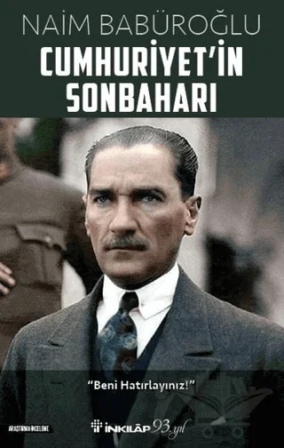 Cumhuriyet’in Sonbaharı – Naim Babüroğlu – İnkılap Kitabevi kitap kapağı