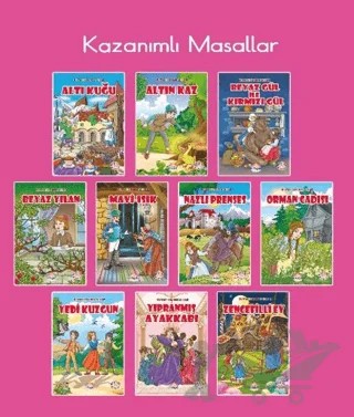 Dünya Klasik Masalları Seti (10 Kitap Takım Kutulu) – Grimm Brothers – Nilüfer Yayınları kitap kapağı