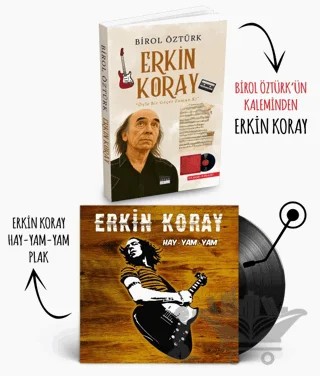 Plaklı Kitaplar - Erkin Koray - Hay-Yam-Yam Plak – Birol Öztürk – Plak kitap kapağı