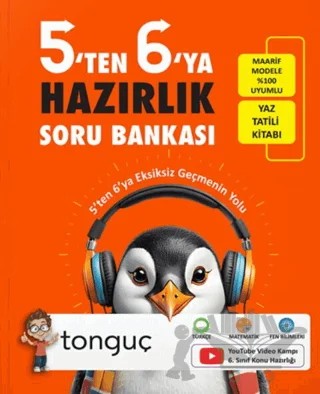 5'ten 6'ya Hazırlık Kitabı – Kolektif – Tonguç Akademi kitap kapağı
