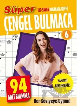Süper Çengel Bulmaca 6 – Hakan Kayar, Zeliha Kayar – Dokuz Yayınları kitap kapağı