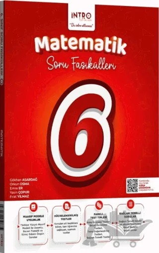 6. Sınıf Matematik Soru Fasikülleri – Gökhan Asardağ, Orkun Osma – İntro Yayınları kitap kapağı