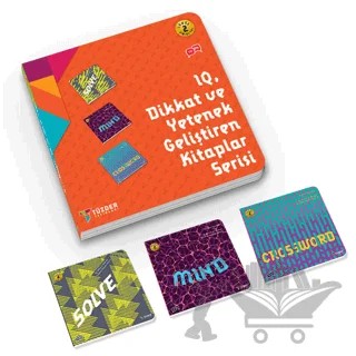 IQ Dikkat ve Yetenek Geliştiren Kitaplar Serisi Level 2 (7-8-9 Yaş) (3 Kitap Takım) – Kolektif – TÜZDER Yayınları kitap kapağı