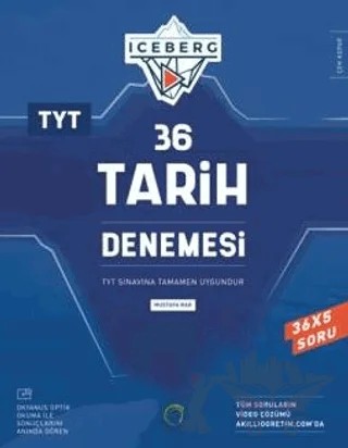 TYT Iceberg 36 Tarih Denemesi – Mustafa Nar – Okyanus Yayınları kitap kapağı