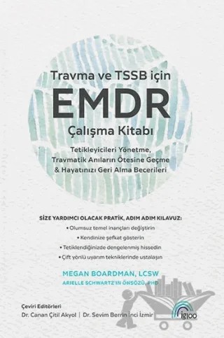 Travma ve TSS İçin EMDR Çalışma Kitabı – Megan Boardman – İgloo Yayınevi kitap kapağı