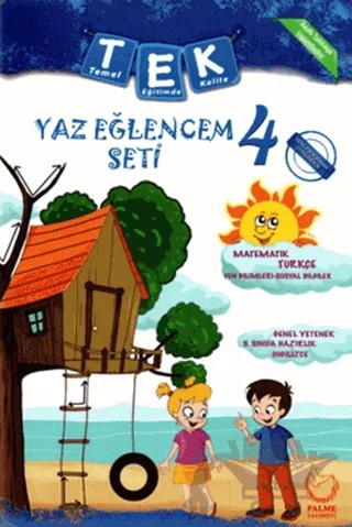 4. Sınıf Tek Yaz Eğlencem Seti – Kolektif – Palme Yayınları kitap kapağı