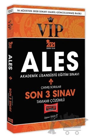 2021 ALES VIP Son 3 Sınav Tamamı Çözümlü Çıkmış Sorular – Kolektif – Yargı Yayınevi kitap kapağı