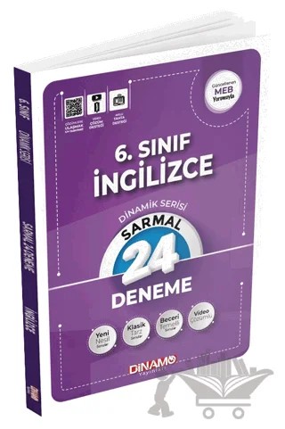6. Sınıf İngilizce 24'lü Sarmal Deneme – Kolektif – Dinamo Yayınları kitap kapağı