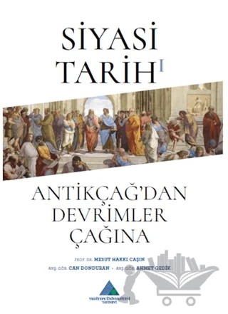 Siyasi Tarih 1 – Mesut Hakkı Caşın – Yeditepe Üniversitesi Yayınevi kitap kapağı