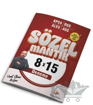 KPSS AGS ALES DGS Sözel Mantık Video Çözümlü 8x15 Deneme – Umut Cihan Arslan – Dizgi Kitap kitap kapağı