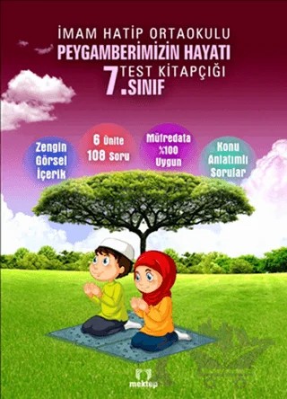 7. Sınıf İmam Hatip Ortaokulu Peygamberimizin Hayatı Test Kitapçığı – Kolektif – Mektep Yayınları kitap kapağı