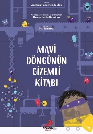 Mavi Döngünün Gizemli Kitabı – Antonis Papatheodoulou – Erdem Çocuk kitap kapağı