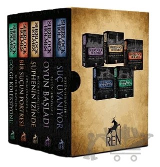 Sherlock Holmes - Bütün Hikayeler (5 Kitaplık Kutulu Set) – Sir Arthur Conan Doyle – Ren Kitap kitap kapağı