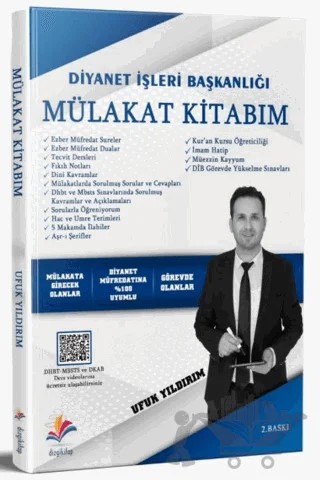 Diyanet İşleri Başkanlığı Mülakat Kitabım – Ufuk Yıldırım – Dizgi Kitap kitap kapağı