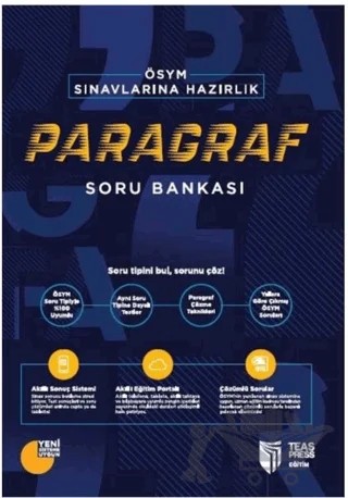 ÖSYM Sınavlarına Hazırlık Paragraf Soru Bankası – Kolektif – Teas Press kitap kapağı