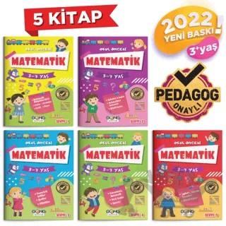 Matematik Poşetli 5 Kitap – Kolektif – Gong Çocuk kitap kapağı