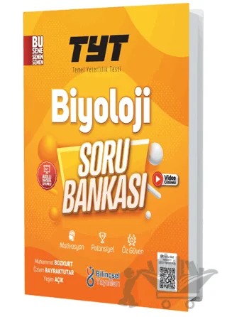 TYT Biyoloji Soru Bankası – Yeşim Açık, Özlem Bayraktutar, Muhammet Bozkurt – Bilinçsel Yayınları kitap kapağı