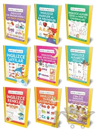 Pratik İlk İngilizce Seti (9 Kitap Takım) – Kolektif – Mor Kelebek kitap kapağı