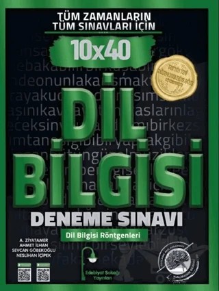 Tüm Zamanların Tüm Sınavları İçin Dil Bilgisi 10 x 40 Deneme Sınavı – Kolektif – Edebiyat Sokağı Yayınları kitap kapağı