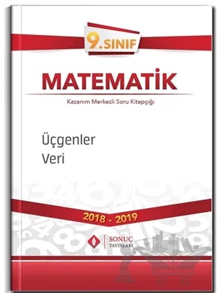 9. Sınıf Matematik Üçgenler, Veri – Kolektif – Sonuç Yayınları kitap kapağı