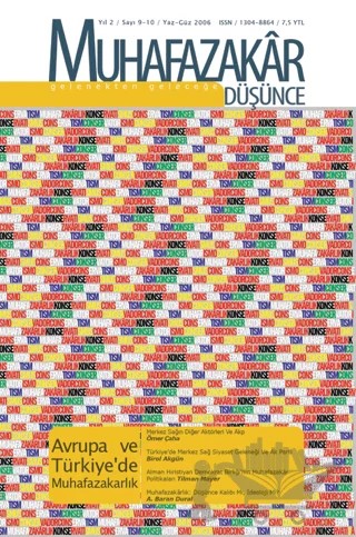 Muhafazakar Düşünce Dergisi Sayı: 9-10 Yıl: 2 Yaz-Güz 2006 – Kadim Yayınları kitap kapağı