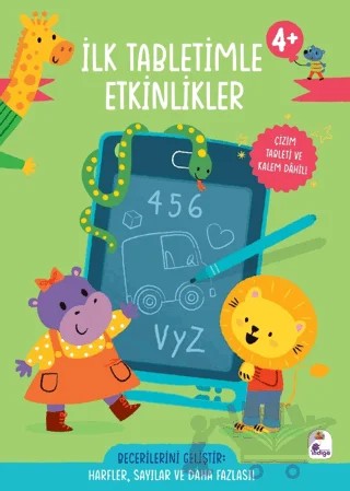 İlk Tabletimle Etkinlikler 4+ Yaş – Kolektif – İndigo Çocuk kitap kapağı