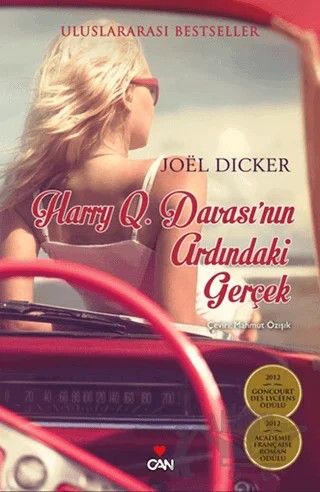 Harry Q. Davası’nın Ardındaki Gerçek – Joel Dicker – Can Yayınları kitap kapağı