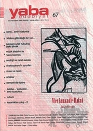 Yaba Edebiyat Dergisi Sayı: 67 – Yaba Dergisi Yayınları kitap kapağı