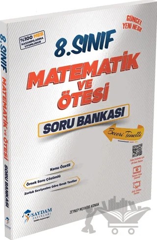 8. Sınıf Matematik ve Ötesi Soru Bankası – Zeynep Mevhibe Konak – Saydam Yayınları kitap kapağı