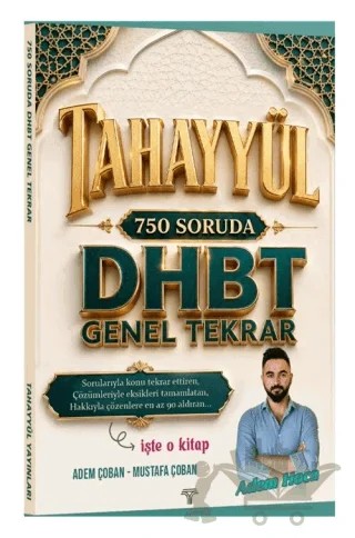DHBT 750 Soruda Genel Tekrar – Adem Çoban, Mustafa Çoban – Tahayyül Yayınları kitap kapağı