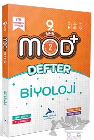 9. Sınıf Mod Defter Biyoloji – Kolektif – Paraf Yayınları kitap kapağı
