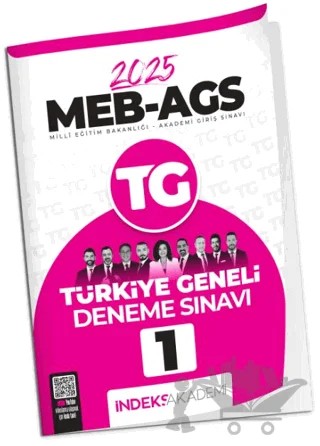 İndeks Akademi 2025 MEB-AGS TG-1 Türkiye Geneli Deneme Çözümlü İndeks Akademi Yayıncılık – Alican Demir, Bulut Vurdum, Bünyamin Atalay, Emre Korcan Demir, Zeynep Salman İçli, Aydın Yüce, Emrah Vahap Özkaraca, Berk Ekici, Metin Şimşek – İndeks Akademi Yayıncılık kitap kapağı