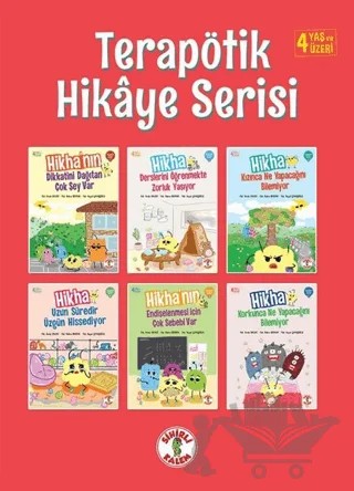 Terapötik Hikaye Serisi - 6 Kitap Set – Hayal Çavuşoğlu, Hivda Saldız, Kübra Berrak – Sihirli Kalem kitap kapağı