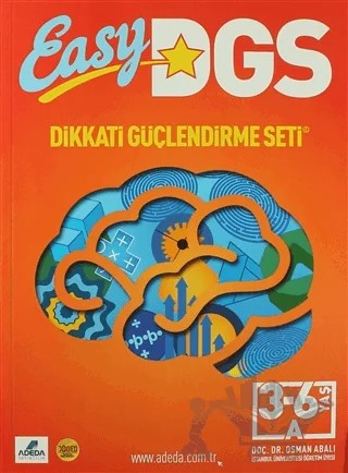 Easy Dikkati Güçlendirme Seti 3/6 Yaş A – Osman Abalı – Adeda Yayınları kitap kapağı