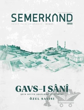 Gavs-ı Sani Özel Baskı – Kolektif – Semerkand Yayınları kitap kapağı