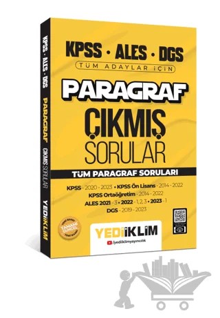 2024 KPSS ALES DGS Paragraf Konularına Göre Tamamı Çözümlü Çıkmış Sorular – Kolektif – Yediiklim Yayınları kitap kapağı