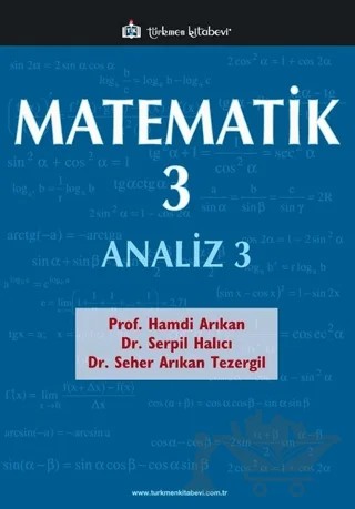 Matematik 3 - Analiz 3 – Hamdi Arıkan – Türkmen Kitabevi kitap kapağı